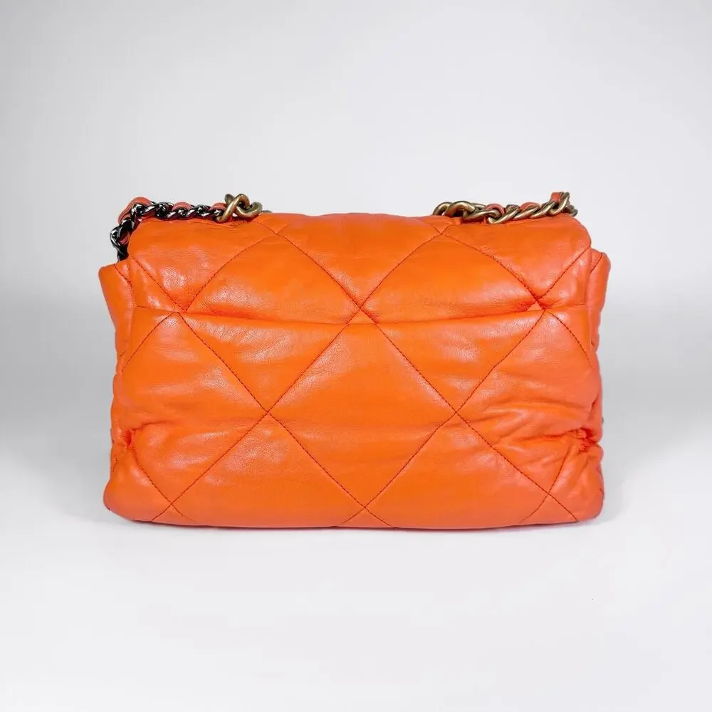 Chanel Quilted Lambskin Large 19 Flap Bag